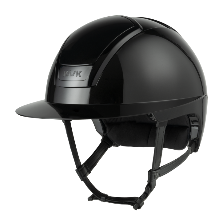 KASK Reithelm NEMESI Wide Peak - Black Shine