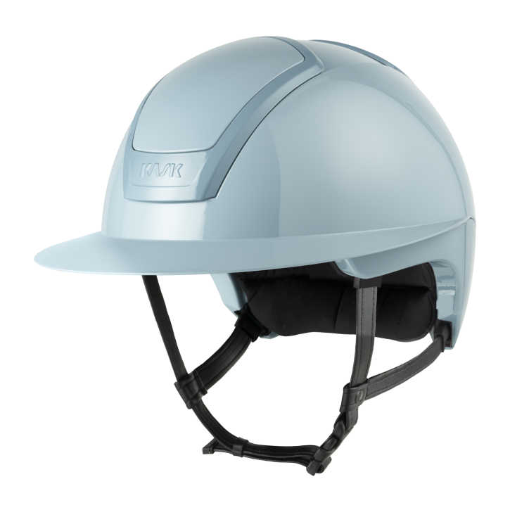 KASK Reithelm NEMESI Wide Peak - Soft Blue Shine