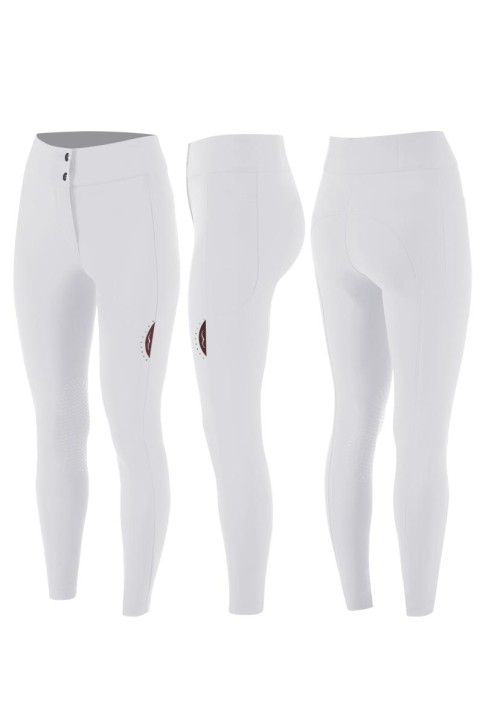 Animo Damen Kniegrip Reithose Niuport Weiss