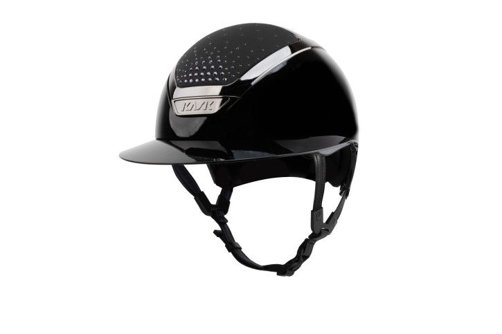 Kask Star Lady Pure Shine schwarz Crystals Passage black Graphite 53