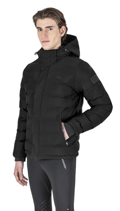 Equiline Herren Winter Jacke Conec Schwarz XL