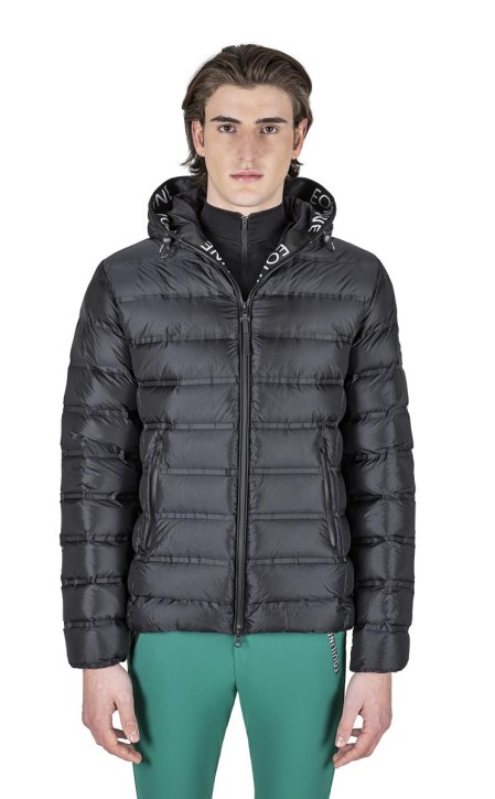 Equiline Herren Daunen Bomber Jacke COMBEC Schwarz