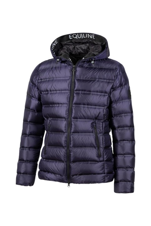 Equiline Herren Daunen Bomber Jacke COMBEC Navy