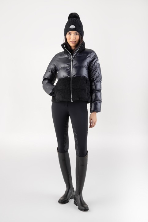 Equiline Damen Teddyjacke Geddy Schwarz