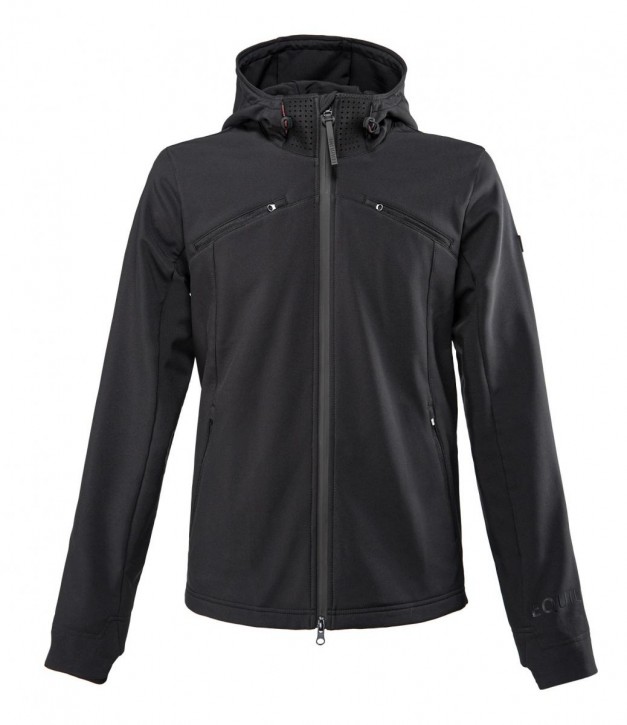 Equiline Herren Softshelljacke CHASKAC schwarz