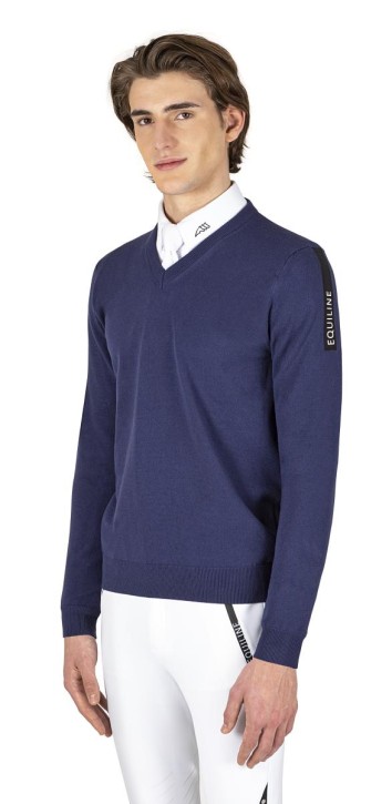 Equiline Herren Pullover CRAMEC cobaltblau