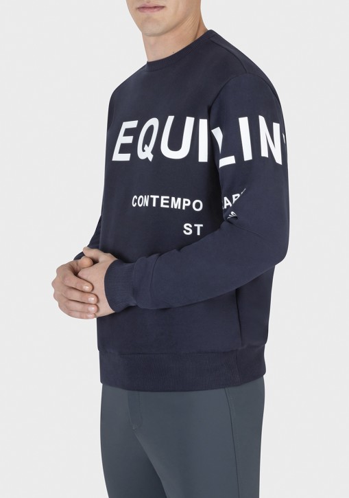 Equiline Unisex-Sweatshirt Calic blau