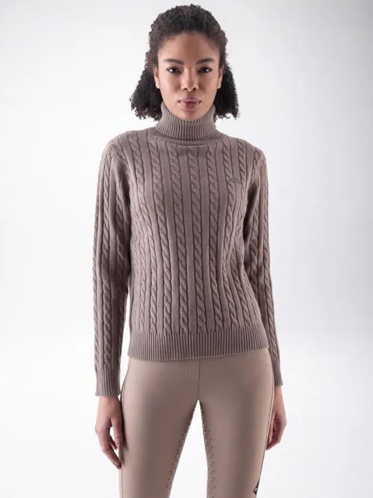 Equiline Damen Rollkragenpullover EQLover Greige