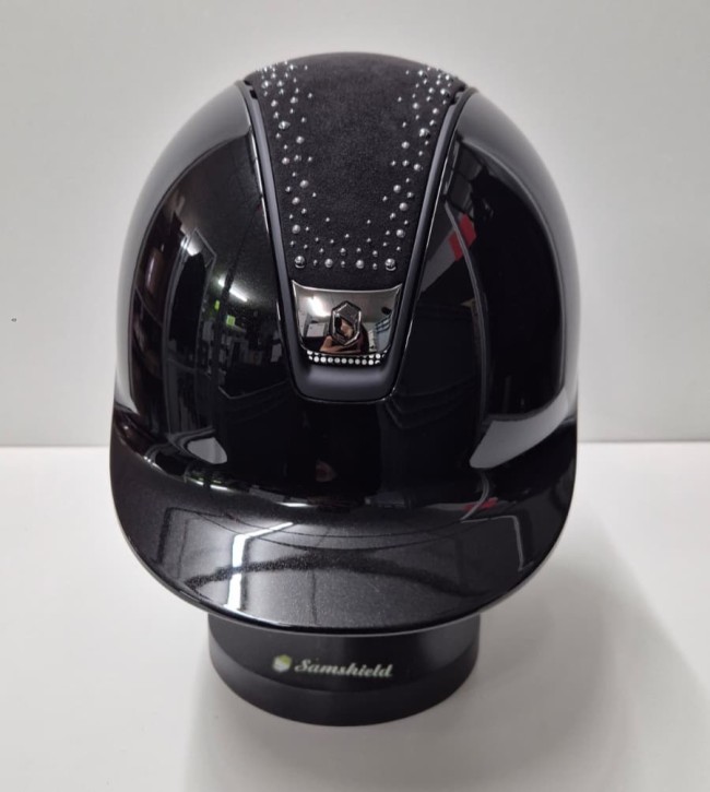 Samshield Shadowglossy Reithelm mit Top Night Pearl