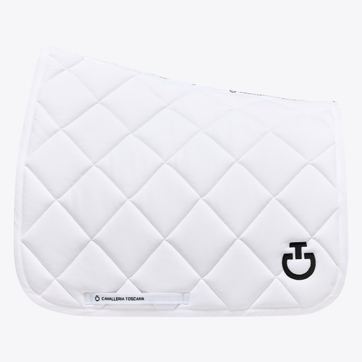 Cavalleria Toscana Dressur Schabracke Diamond Quilted Weiß