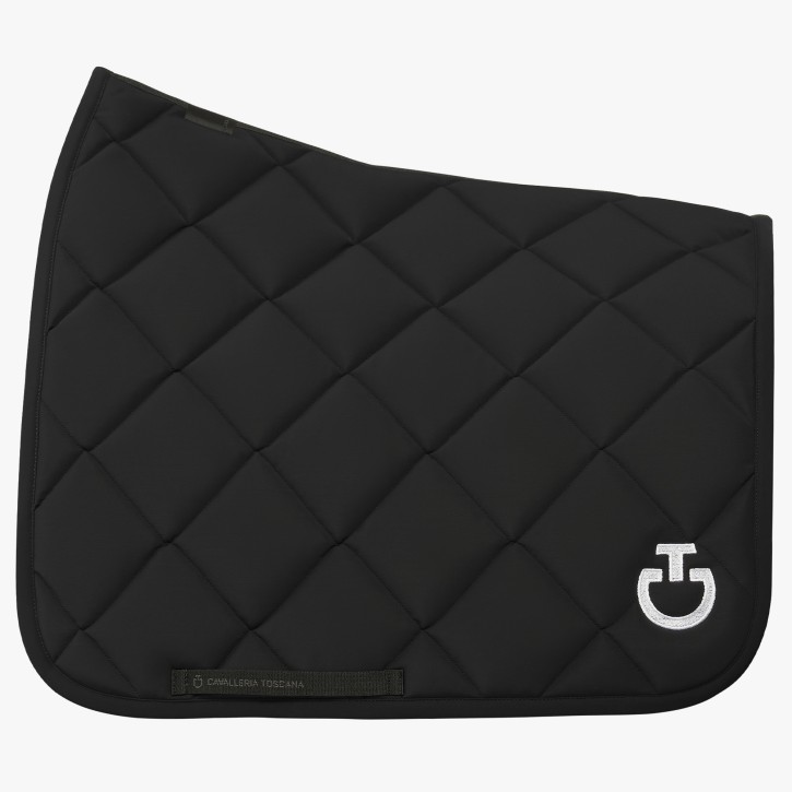 Cavalleria Toscana Dressur Schabracke Diamond Quilted Schwarz