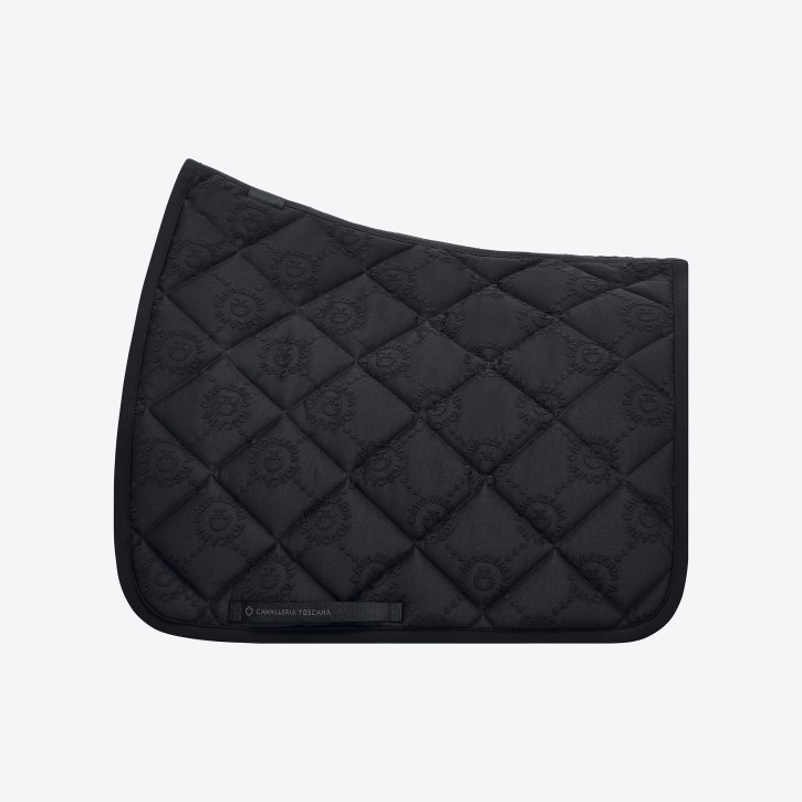 Cavalleria Toscana Dressur Schabracke Mini Orbit Flock schwarz