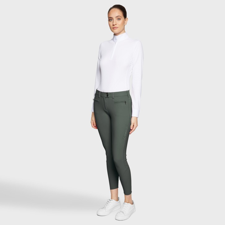 Samshield Damen Kniegrip Reithose Adele Dark Forest