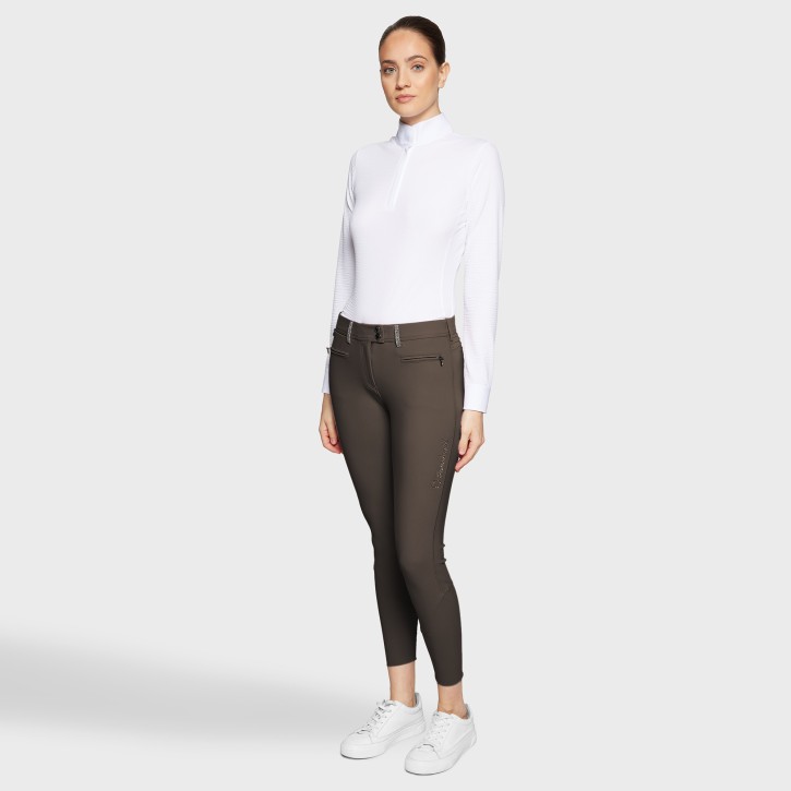 Samshield Damen Kniegrip Reithose Adele Mocha
