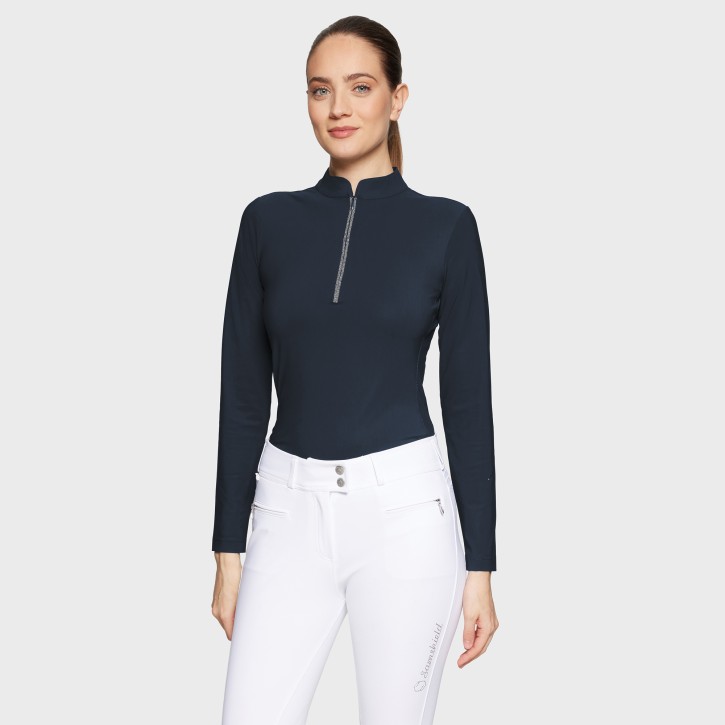 Samshield Damen Trainingsshirt Brunella Navy
