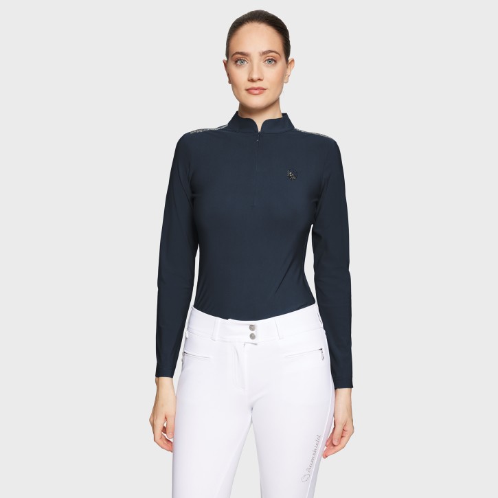 Samshield Damen Trainingsshirt Brunella Premium Navy