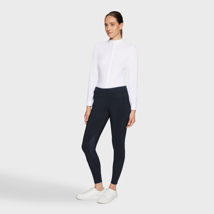 Samshield Damen Vollgrip Reithose Diane Navy