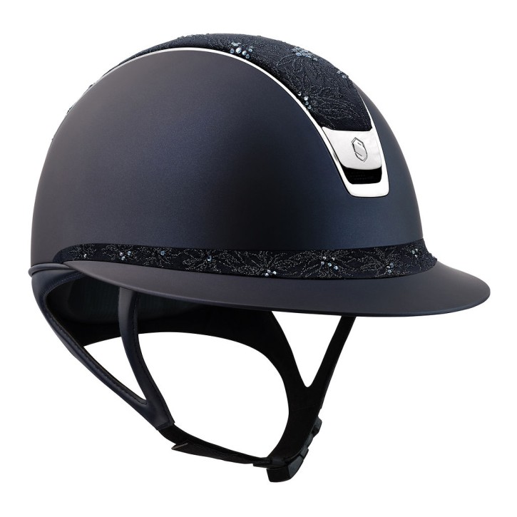 Samshield Miss Shield Shadowmatt 2.0 blau Konfiguration Top und Frontal Band Spring Flower 57 M
