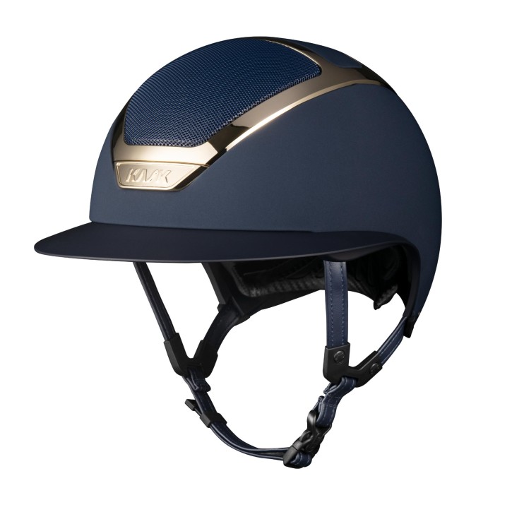 Kask Reithelm Star Lady Chrome Navy Gold