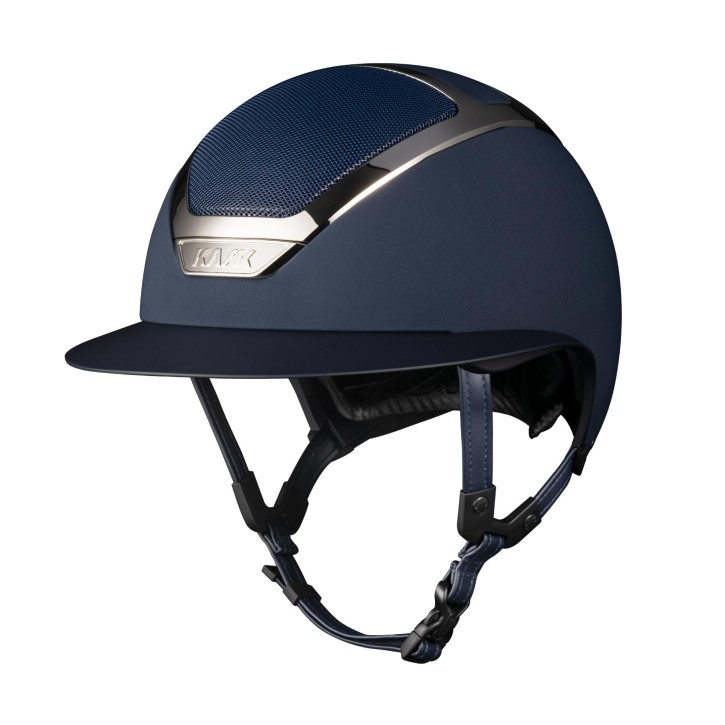 Kask Reithelm Star Lady Chrome navy-silber