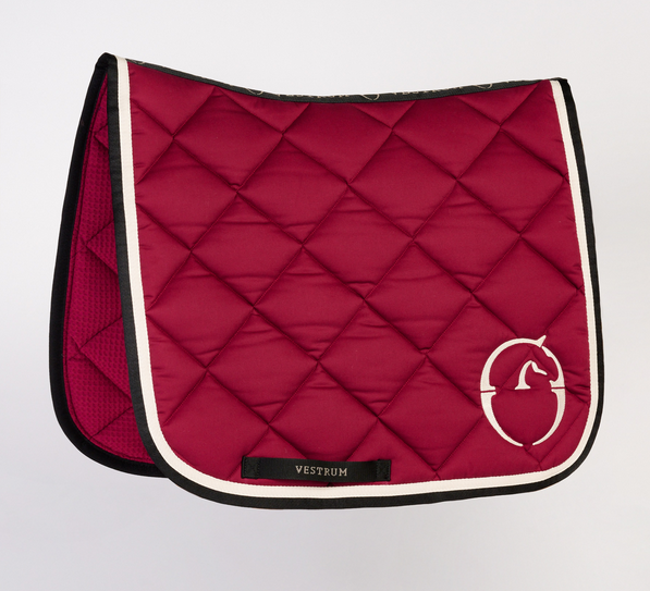Vestrum Schabracke Dressur CHICAGO Bordeaux m. beige schwarz