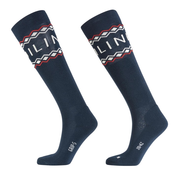 Equiline Reitsocken unisex Blitz blau