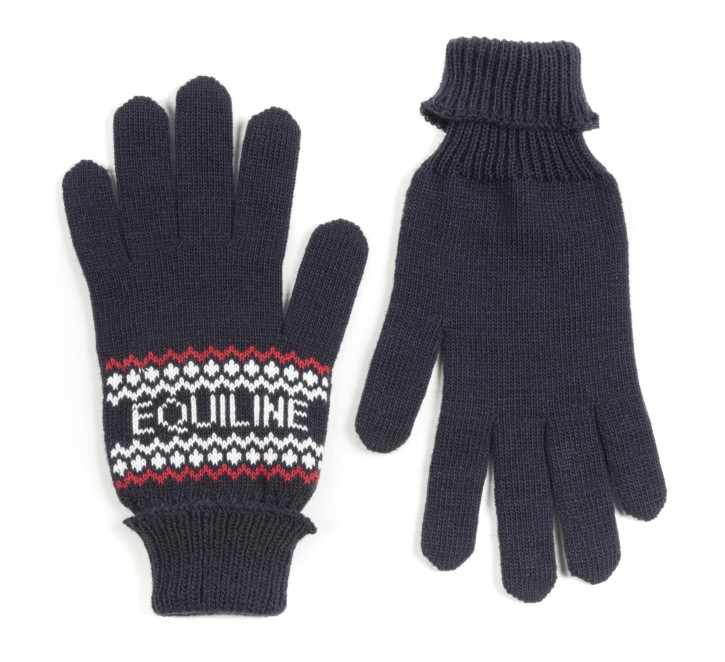 Equiline Strickhandschuhe Dondy blau M-L