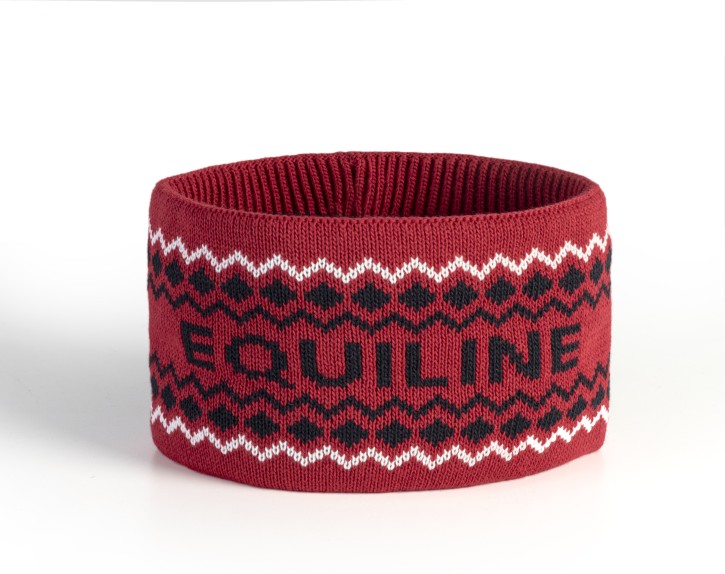 Equiline Strick-Stirnband Dondy rot