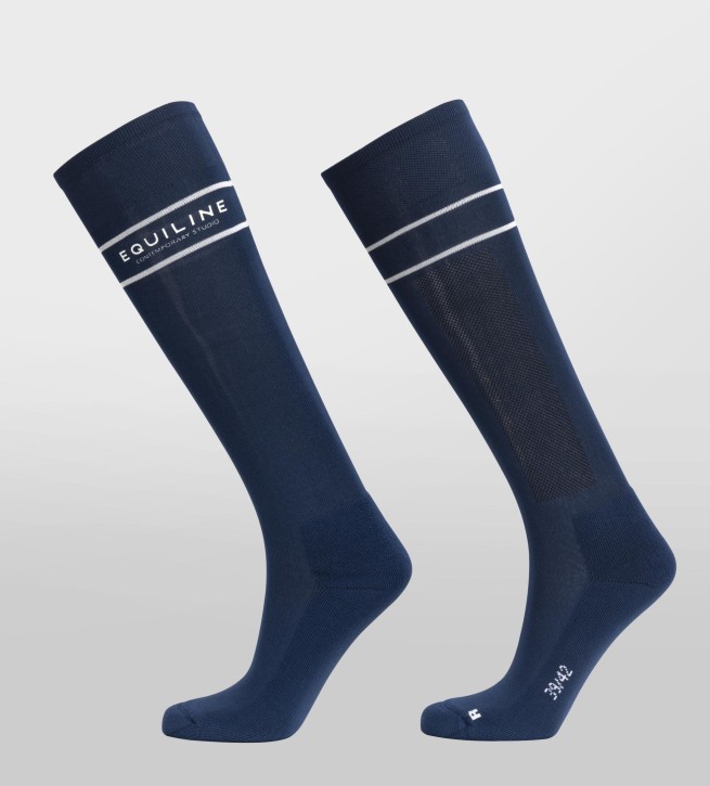 Equiline Unisex Reitsocken Corax Navy Peony