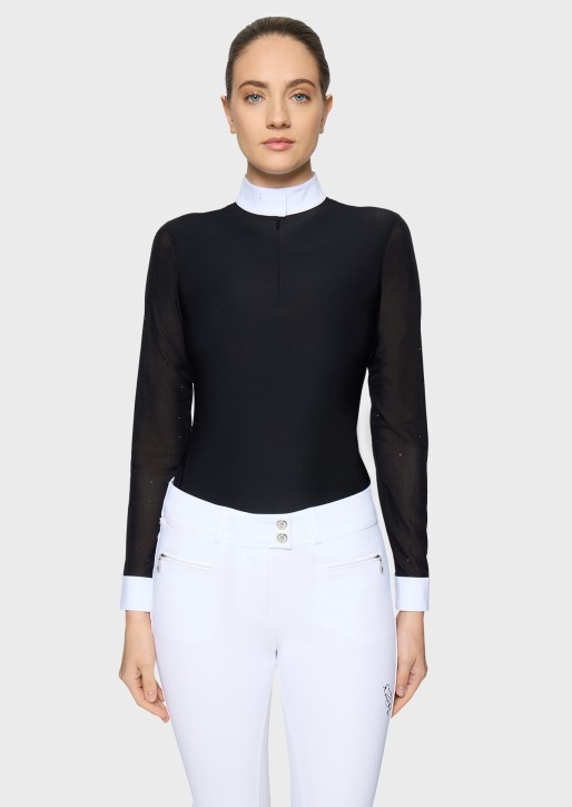 Samshield Damen Turniershirt Langarm Anouchka Schwarz