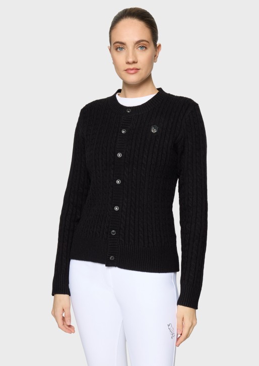 Samshield Damen Pullover Linda Twisted schwarz