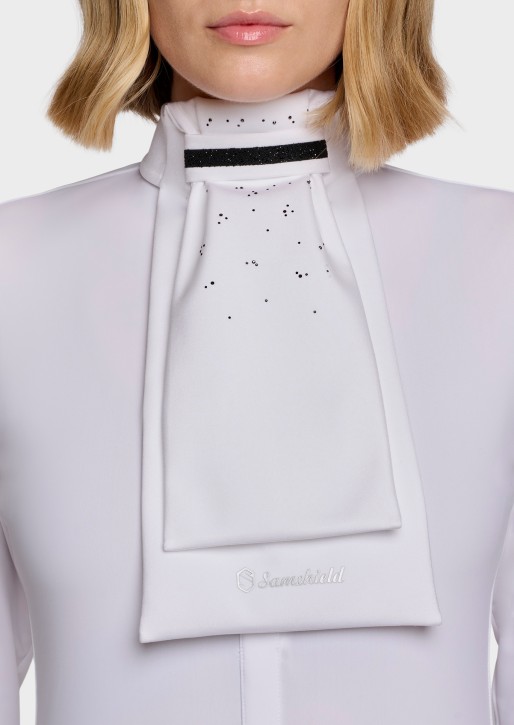 Samshield Plastron Crystal Fabric Damen Black Chrome