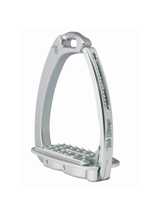 Tech Stirrups Steigbügel Venice Dressage Sloped Silver Swarovski Silver Night