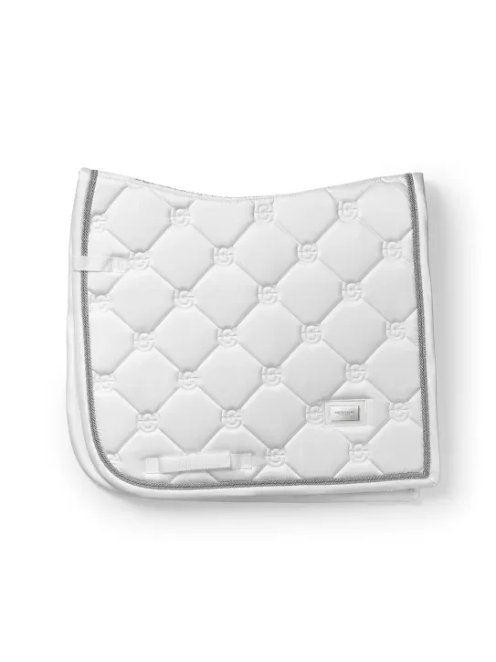 Equestrian Stockholm Dressur Schabacke White Perfection Silber Full
