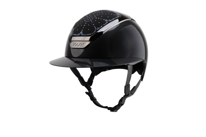 Kask Star Lady Pure Shine Anthracite Crystals Riviera Blue Montana 55