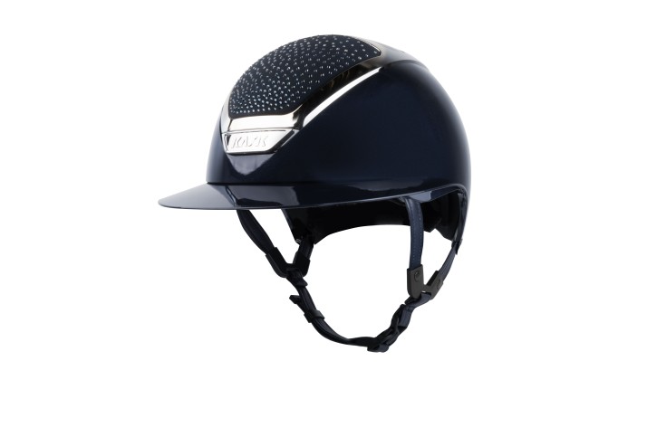 Kask Star Lady Pure Shine Navy Crystals Waterfence Montana Blue