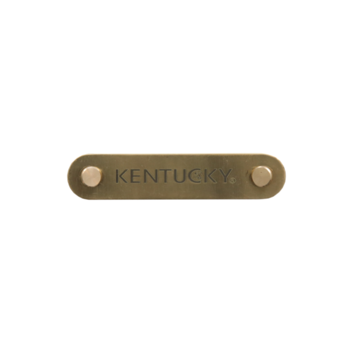 Kentucky Namensschild Halfter gold