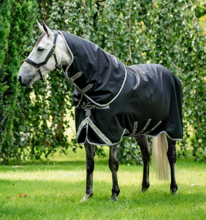 Horseware Outdoordecke Amigo Bravo 12 Plus 250g schwarz/Titanium