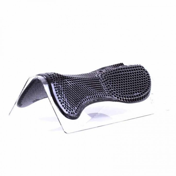 Acavallo Gel Pad, hinten erhöht schwarz