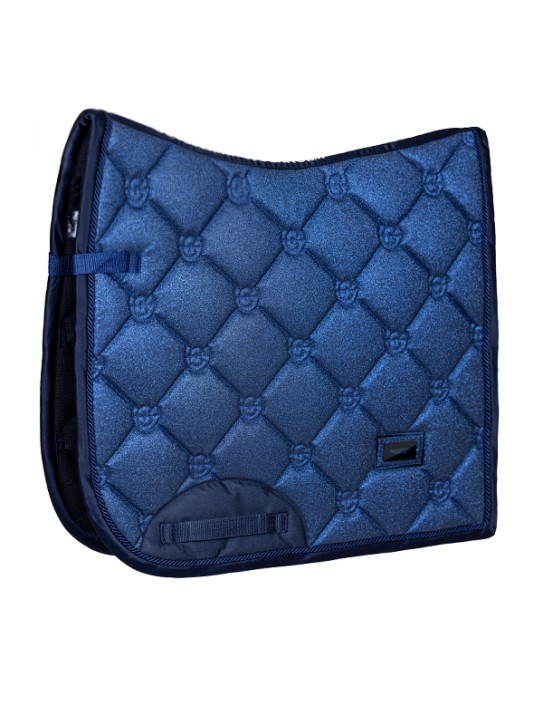 Equestrian Stockholm Dressur Schabracke Blue Meadow Glimmer Full
