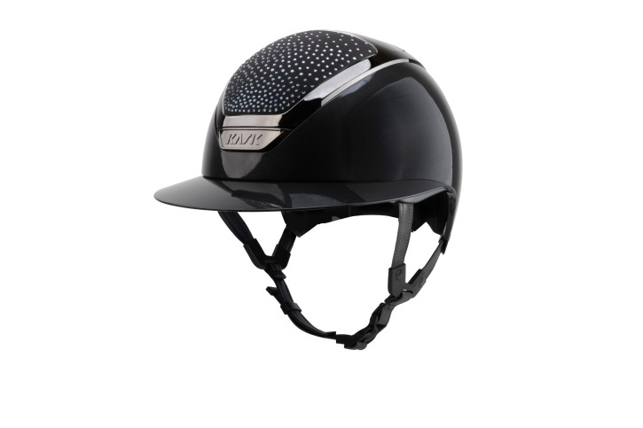 Kask Star Lady Pure Shine Anthracite Crystals Waterfence Montana Blue