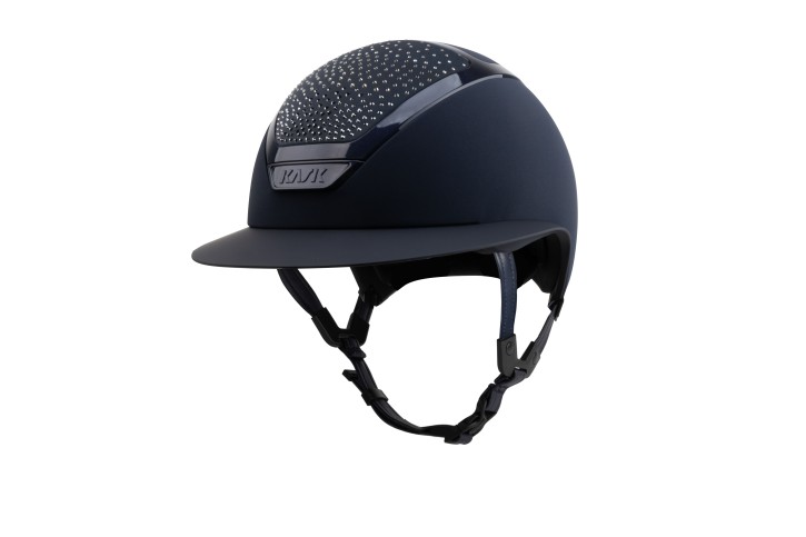 Kask Star Lady Chrome Navy Crystals Waterfence Diamond Mix