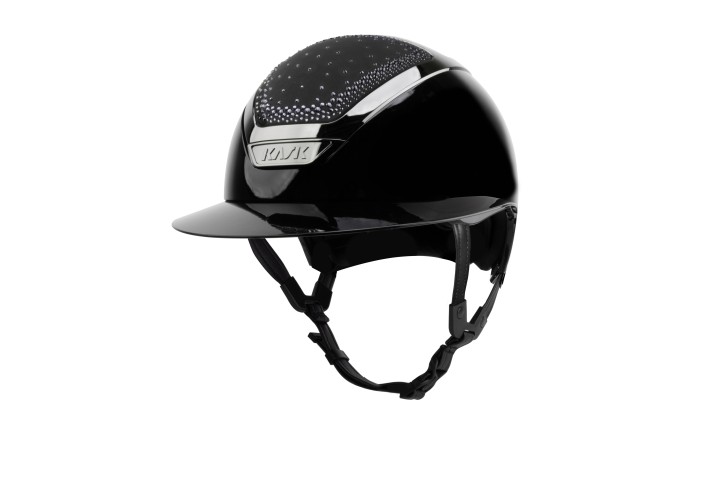 Kask Star Lady Pure Shine Black Crystals In Out Graphite