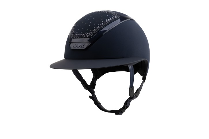 Kask Star Lady Chrome Navy Crystals In Out Graphite