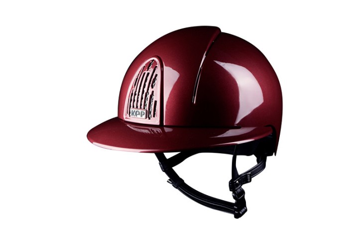 KEP Reithelm Smart Polo Polish m Inlay bordeaux