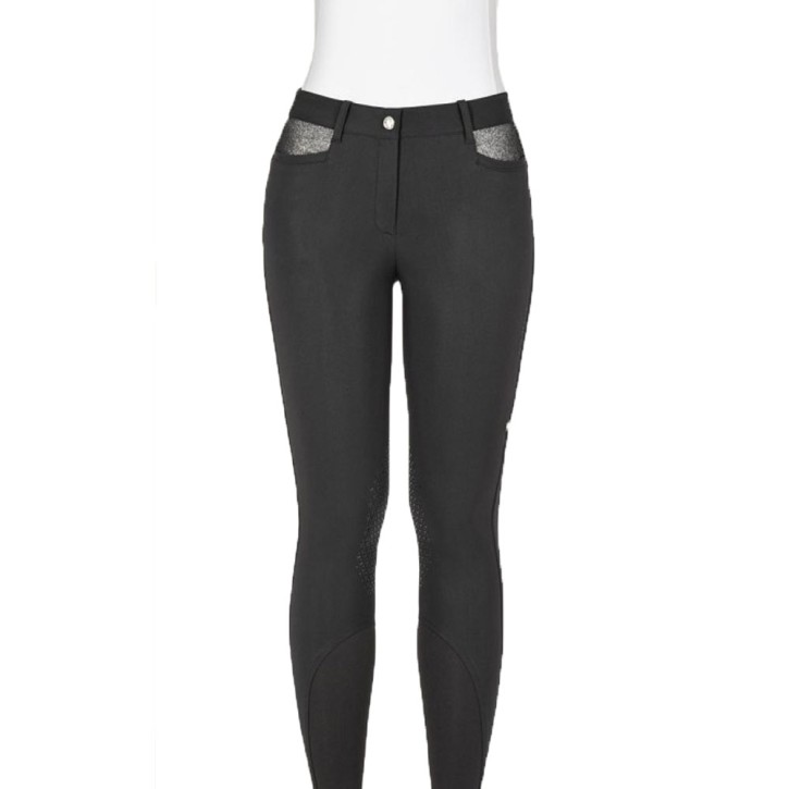 Equiline Damen Reithose Gedarlef Vollgrip schwarz