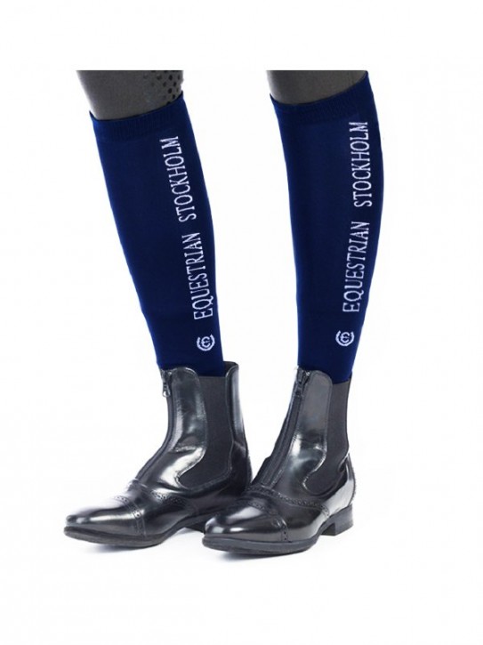 Equestrian Stockholm Socken Midnight Blue