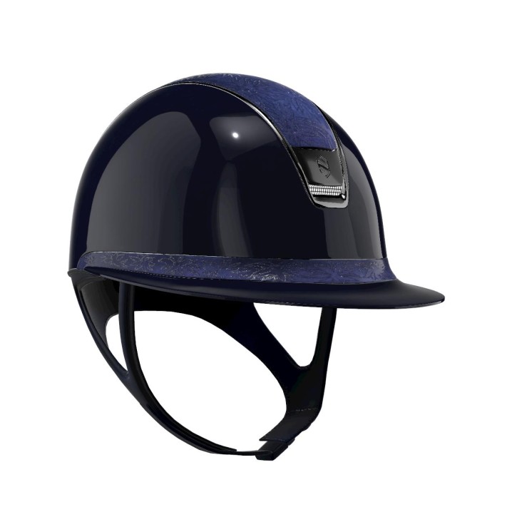 Samshield Miss Shadowglossy 2.0 blau Konfiguration Top und Frontal Band Spring Flower