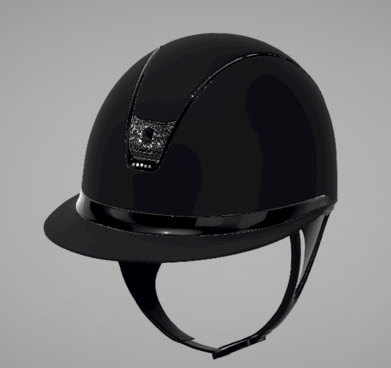 Samshield Miss Shield Shadowmatt 2.0 schwarz Konfiguration Bl crystal fabric + 5swarov. black