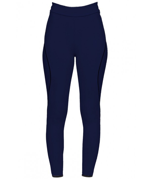 Cavalleria Toscana Damenreitleggings Kniegrip Navy